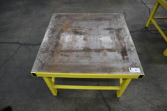 Steel Table, Heavy Duty 42' x 42" x 28.5"