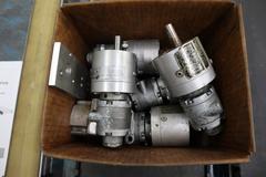 (3) Dorner Belt Conveyors, Several Gast Pneumatic Drives