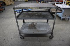 Metal Tool Cart, 3 Shelves
