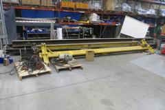 Overhead Shop Crane - Approx 34' X 24' area with (2) Single Girder Underslung Bridges, 1-CM Lodestar 1/2 Ton & 1-Duff Lynx 1/2 Ton Electric Hoists - THIS HAS BEEN DISASSEMBLED AND READY TO SHIP