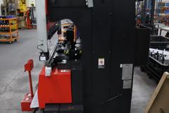 Amada FBD-5012NT CNC Hydraulic Press Brake, 55 Ton x 47.2", AMNC PC Control, UP-Acting, 6-Axis BG, Lazer Curtain