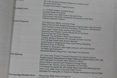 Orion Packaging Inc. Semi Automatic Shrink Wrapper and Pallet Scale, Max Load 55"x55"x82" 4000lbs Dynamic, 8000lb Static Capacity