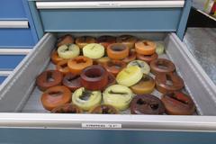 Lista Cabinet with 8 Drawers and Contents Wiedemann C3000 Turret Punch Strippers and Die Holders