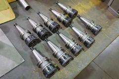 CT 40 Taper Tool Holders: (10) XCNA-1000 Collet Tool Holders