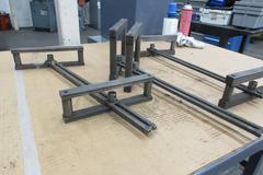 Adjustable Width Drill Press Risers (3), 3", 3.75", 7", Approx 20" Wide