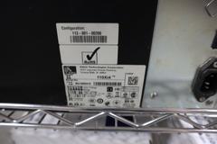(2) Zebra 110Xi4 Label Printers, 203 dpi, 4" Wide Label Cap - On Wire Cart with Labels