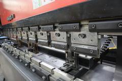 Amada FBD-1253E CNC Hydraulic Press Brake, 138 Ton x 122", Up-Acting, NC9-EXII Controls, Light Curtains