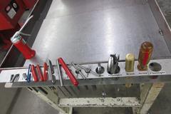 Heavy Duty Rolling Punch Press Tool Cart with Assorted Tooling