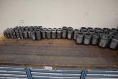 112 and Marathon 112, Turret Punch Tooling, (3) Lista Cabinets with Maple Top Loaded with Tooling