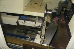 Hanwha ML26 26mm CNC Swiss Screw Machine with Iemca Genius Magazine Bar Feed, Live Milling, Parts Catcher