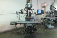 Lagun FTV-2 CNC Vertical Knee Mill with Acu-Rite Millpower 2 2-Axis CNC Control, Power Draw Bar, 10" x 50" Table, 3HP