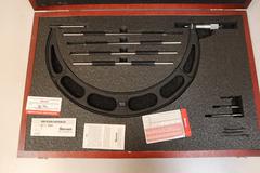 Starrett  no 224 12"-16" Micrometer with Wood Case