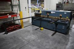 Amada S-2532 8'x11 Gauge Hydraulic Shear, Front Operated Power Backgauge, Squaring Arm