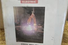 2-Position Lincoln Electric eCell Welding System with Fanuc Arc Mate 100iBe 6-Axis Robot, Powerwave 355M Power Source