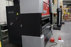 Amada HG 8025 CNC Hydraulic Press Brake, 88 Ton x 102.4", AMNC 3i Controls, Down-Acting, Curtains -New 2016