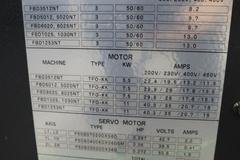 Amada FABIII-1025 (FBD-1025NT) CNC Hydraulic Press Brake, 110 Ton x 98.4", Up-Acting, AMNC PC Control, 5-Axis Backgauge