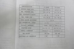 ATMA Pneumatic Tall Stereo Substrate Printing Machine Model TY-600HX