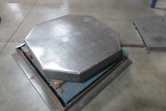 Orion Packaging Inc. Semi Automatic Shrink Wrapper and Pallet Scale, Max Load 55"x55"x82" 4000lbs Dynamic, 8000lb Static Capacity