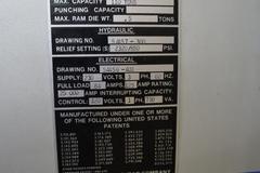 Pacific 110 PF-OBS Hydraulic Press, 110 Ton, 8.25"Stroke, Dual Palm Buttons