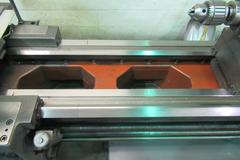 Hwacheon HL580 28/39" x 79" Gap Bed Engine Lathe,  2-Axis DRO, Geared Head, 19-1/2" Chuck, 3" Hole, (2) Steady Rests, QC Tool Post, Tailstock