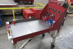 Heavy Duty Rolling Punch Press Tool Cart with Assorted Tooling