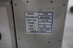 ULINE H-959 Poly Strapping Machine, Semi-Automatic, Portable on Casters