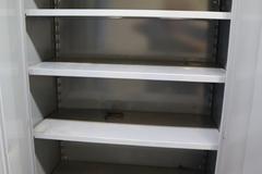 2 Door Metal Cabinet with Shelving
