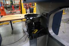 PEM Series 2000 Fastener Installation Press, 8 Ton Max Force, 24" Throat, Touch Screen Control, Vibratory Feeder Bowl, Tooling, Remote Foot Trip