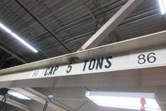 Freestanding Single Girder Overhead Crane, with CM Loadstar 2 Ton Electric Chain Hoist