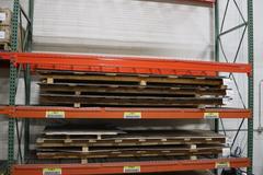 Pallet Racking (2) 16' H x 48" Uprights, Tear-Drop Style, (3) 8' Shelves, (4) 12' Shelves,  Wire Decking - NO CONTENTS