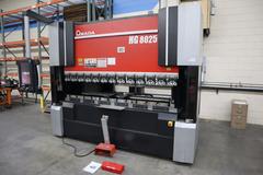 Amada HG 8025 CNC Hydraulic Press Brake, 88 Ton x 102.4", AMNC 3i Controls, Down-Acting, Curtains -New 2016