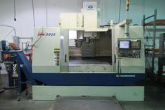 Daewoo DMV-5025 CNC Vertical Machining Center with Fanuc 21i-MB, 24 ATC, 12K RPM, Thru Spindle Coolant, Chip Conveyor