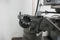 Bridgeport 1J Vertical Mill, Step Pulley Speed Change Head, 9"x42" Table, Newall DP700 2-Axis Digital Readouts