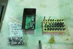 Procunier No. 1 and No. 2 Tapping Heads with Assorted Collets