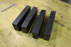 (4) Granite Parallels, Matching - 9" x 1.5" x 3"