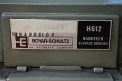 Boyar Schultz Challenger H612 with Walker Ceramax 6" x 12" Permanent Magnetic Chuck, Cabinet Base