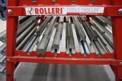 Press Brake Dies for Amada Press Brakes on Rollery Roling Tree Rack