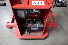 Mobile Pallet Truck B60-CSA Electric Stacker Lift Truck, 1,500 # Cap, 42" Forks, 60" Max Height, 12 Volt Battery, Charger