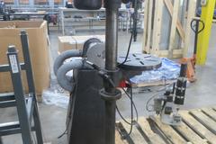Floor Standing Drill Press with Jacobs Drill Chuck, 14" Throat, 12" Locking Rotary Table