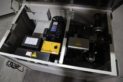 ULINE H-959 Poly Strapping Machine, Semi-Automatic, Portable on Casters