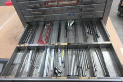 Cleveland Reamers and Twist Drills 6 Drawer Cabinet with Contents
