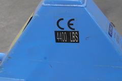 Pallet Jack Uline H-3763 4400 LB Capacity 27" Fork Width 48" Fork Length