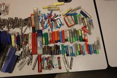 HSS and Carbide End Mills, Assorted