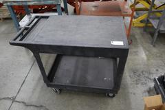 Uline Plastic Tool Cart with Lower Shelf