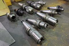 CT40 Taper Tool Holders: (2) Keyless Drill Chucks,(3) End Mill Holders, (3) Tap Drivers, (2) Shell Mill Holders