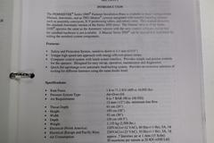 PEM Series 2000 Fastener Installation Press, 8 Ton Max Force, 24" Throat, Touch Screen Control, Vibratory Feeder Bowl, Tooling, Remote Foot Trip