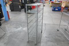 Seville Classics 7 Shelf Rolling Wire Rack