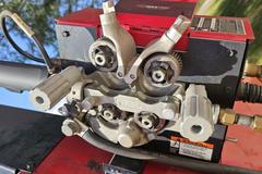 2-Position Lincoln Electric eCell Welding System with Fanuc Arc Mate 100iBe 6-Axis Robot, Powerwave 355M Power Source