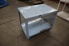 Metal Cart w Lower Shelf on Casters