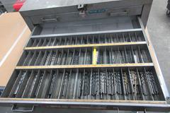 Cleveland Reamers and Twist Drills 6 Drawer Cabinet with Contents